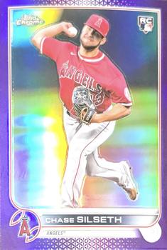 2022 Topps Chrome Update - Purple Refractor #USC127 Chase Silseth Front