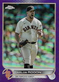 2022 Topps Chrome Update - Purple Refractor #USC141 Carlos Rodon Front