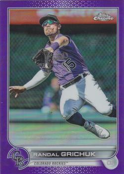 2022 Topps Chrome Update - Purple Refractor #USC199 Randal Grichuk Front