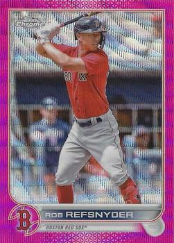 2022 Topps Chrome Update - Pink Wave Refractor #USC29 Rob Refsnyder Front