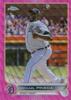 2022 Topps Chrome Update - Pink Wave Refractor #USC45 Michael Pineda Front