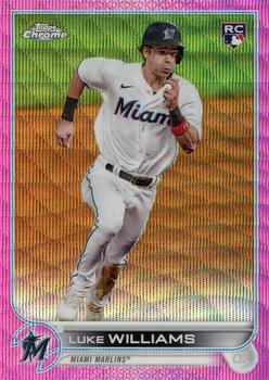 2022 Topps Chrome Update - Pink Wave Refractor #USC75 Luke Williams Front