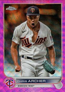 2022 Topps Chrome Update - Pink Wave Refractor #USC113 Chris Archer Front