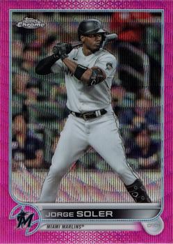 2022 Topps Chrome Update - Pink Wave Refractor #USC132 Jorge Soler Front