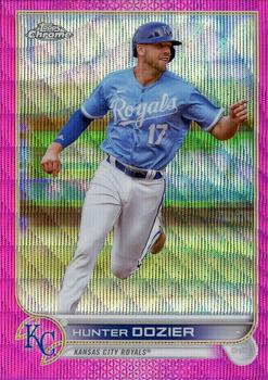 2022 Topps Chrome Update - Pink Wave Refractor #USC133 Hunter Dozier Front