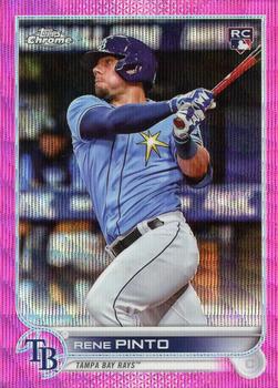 2022 Topps Chrome Update - Pink Wave Refractor #USC139 Rene Pinto Front