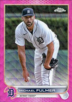 2022 Topps Chrome Update - Pink Wave Refractor #USC149 Michael Fulmer Front