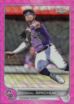 2022 Topps Chrome Update - Pink Wave Refractor #USC199 Randal Grichuk Front