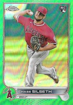 2022 Topps Chrome Update - Green Refractor #USC127 Chase Silseth Front