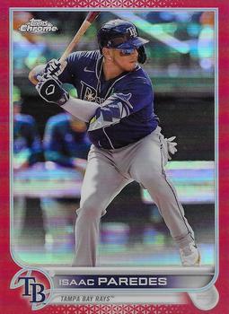 2022 Topps Chrome Update - Red Refractor #USC193 Isaac Paredes Front