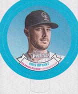 2022 Topps Heritage - 1973 Topps Candy Lids High Numbers #HN1 Kris Bryant Front
