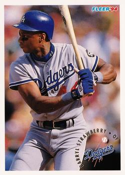 1994 Fleer #525 Darryl Strawberry Front