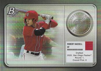 2022 Bowman Platinum - Minted in Merit #MM-8 Robert Hassell Front