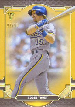 2022 Topps Triple Threads - Gold #51 Robin Yount Front