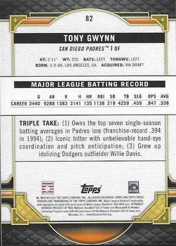 2022 Topps Triple Threads - Gold #82 Tony Gwynn Back