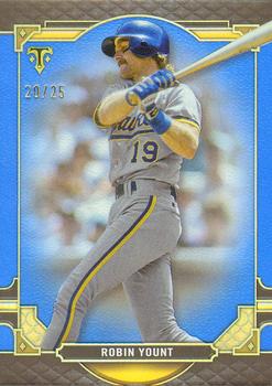 2022 Topps Triple Threads - Sapphire #51 Robin Yount Front