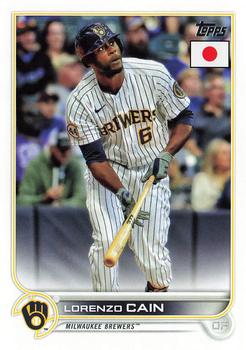 2022 Topps Japan Edition #105 Lorenzo Cain Front