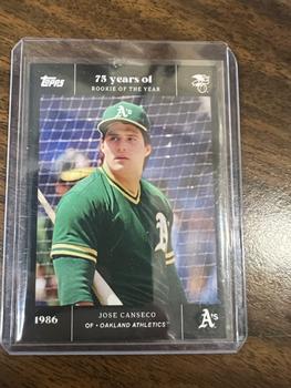 2022 Topps MLB Rookie of the Year 75th Anniversary #24 Jose Canseco Front