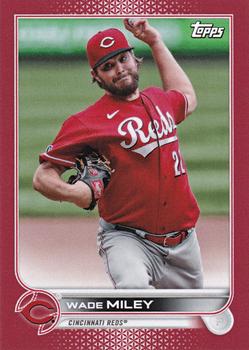 2022 Topps Mini - Red #203 Wade Miley Front