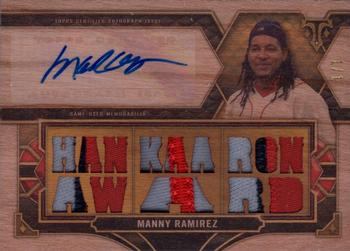 2022 Topps Triple Threads - Triple Threads Autograph Relic Wood #43 Manny Ramirez Front