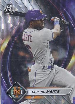 2022 Bowman Platinum - Ice Foilboard #56 Starling Marte Front
