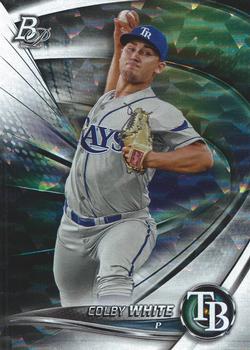 2022 Bowman Platinum - Top Prospects Ice Foilboard #TOP-94 Colby White Front