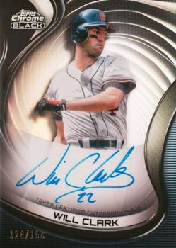 2022 Topps Chrome Black - Autographs Refractors #CBA-WC Will Clark Front