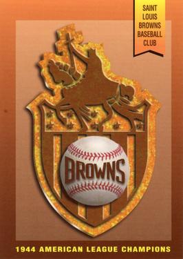 1996 St. Louis Browns Historical Society #1 St. Louis Browns Baseball Club Front