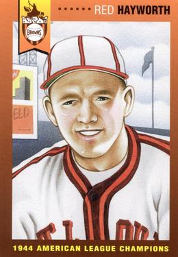 1996 St. Louis Browns Historical Society #22 Red Hayworth Front