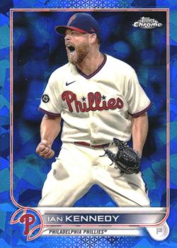 2022 Topps Chrome Sapphire Edition #102 Ian Kennedy Front
