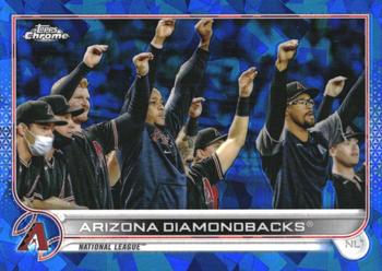 2022 Topps Chrome Sapphire Edition #144 Arizona Diamondbacks Front
