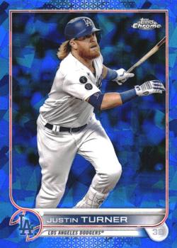 2022 Topps Chrome Sapphire Edition #257 Justin Turner Front
