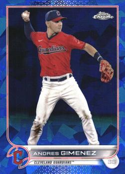 2022 Topps Chrome Sapphire Edition #504 Andres Gimenez Front