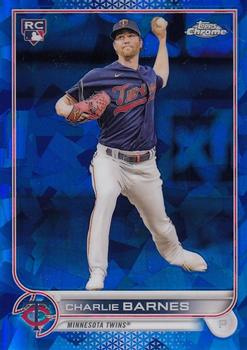 2022 Topps Chrome Sapphire Edition #641 Charlie Barnes Front