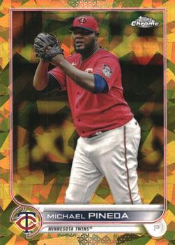 2022 Topps Chrome Sapphire Edition - Gold #189 Michael Pineda Front
