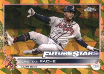 2022 Topps Chrome Sapphire Edition - Gold #233 Cristian Pache Front