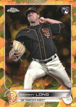 2022 Topps Chrome Sapphire Edition - Gold #308 Sammy Long Front