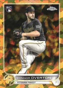 2022 Topps Chrome Sapphire Edition - Gold #339 Connor Overton Front
