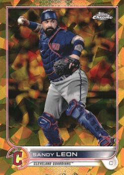 2022 Topps Chrome Sapphire Edition - Gold #353 Sandy Leon Front
