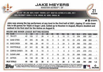 2022 Topps UK Edition #21 Jake Meyers Back