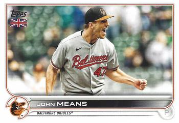 2022 Topps UK Edition #95 John Means Front