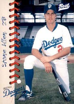 1997 Best Great Falls Dodgers #2 Shane Allen Front