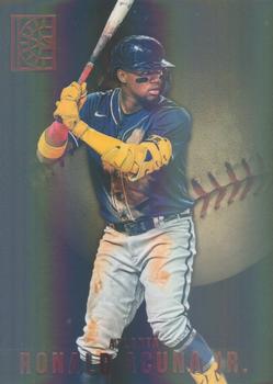 2022 Panini Capstone - Red #1 Ronald Acuna Jr. Front
