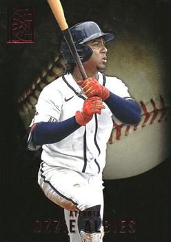 2022 Panini Capstone - Red #166 Ozzie Albies Front
