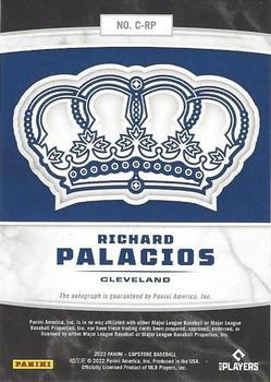 2022 Panini Capstone - Crown Autographs #C-RP Richard Palacios Back