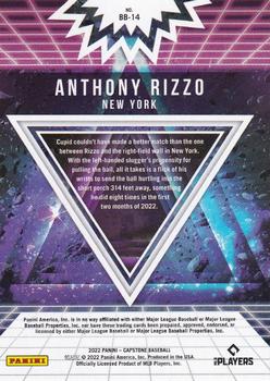 2022 Panini Capstone - Big Bang #BB-14 Anthony Rizzo Back