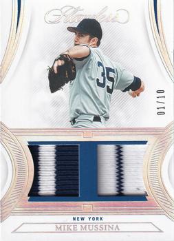 2022 Panini Flawless - Dual Patches #DP-MI Mike Mussina Front