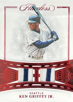 2022 Panini Flawless - Legendary Materials Ruby #LM-KG Ken Griffey Jr. Front