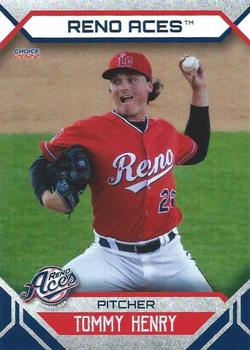 2022 Choice Reno Aces #04 Tommy Henry Front