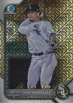 2022 Bowman Chrome - Prospects Mojo Refractor #BCP-185 Jose Rodriguez Front